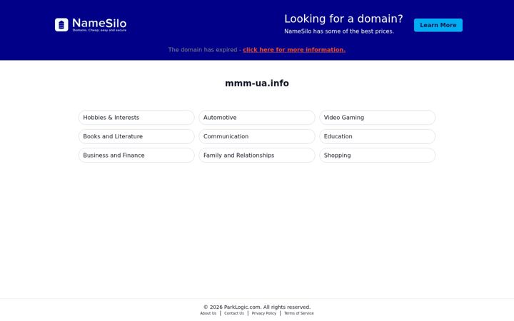 Screenshot of mmm-ua.info