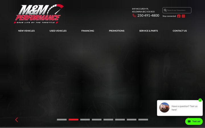 Screenshot of mmperformance.com