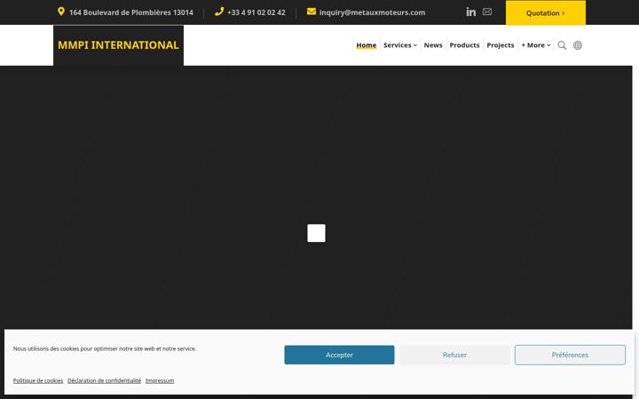 Screenshot of mmpiinternational.com