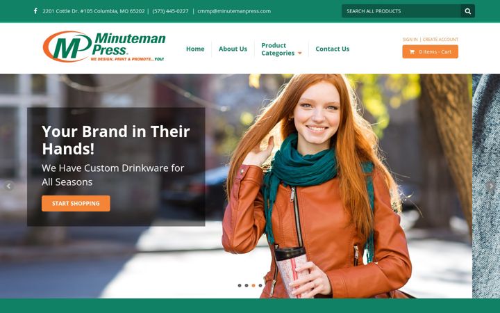 Screenshot of mmppromotions.com