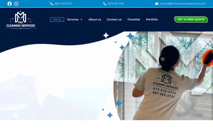 Screenshot of mmprocleaningservices.com