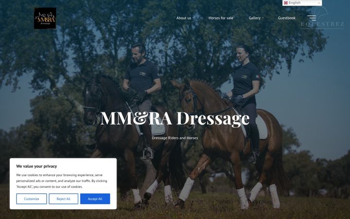 Screenshot of mmradressage.com