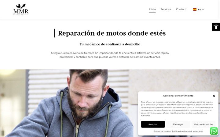 Screenshot of mmrmecanico.com