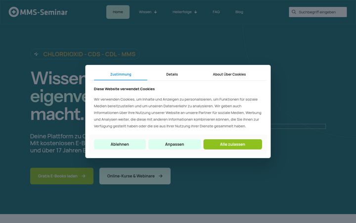 Screenshot of mms-seminar.com