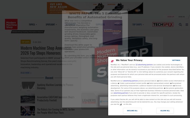 Screenshot of mmsonline.com