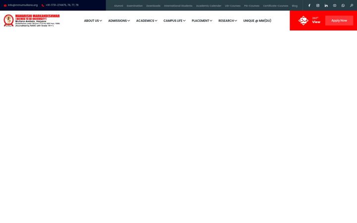 Screenshot of mmumullana.org