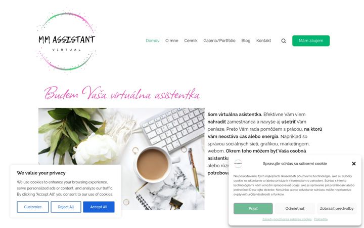 Screenshot of mmvirtualassist.com