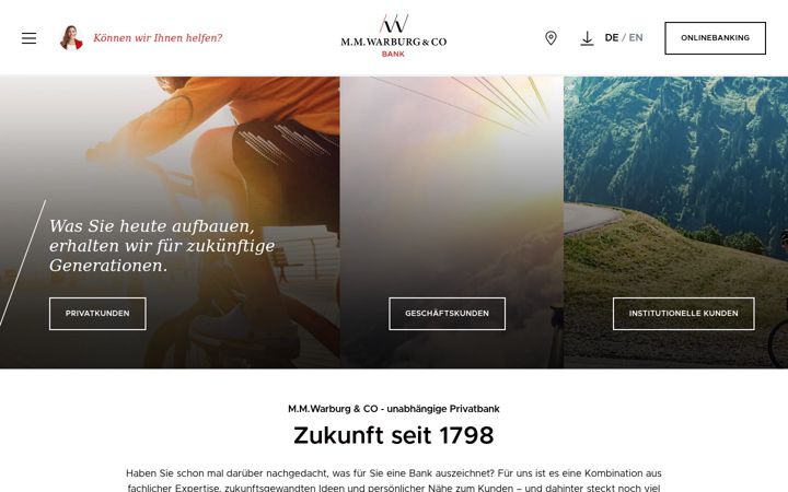 Screenshot of mmwarburg.com