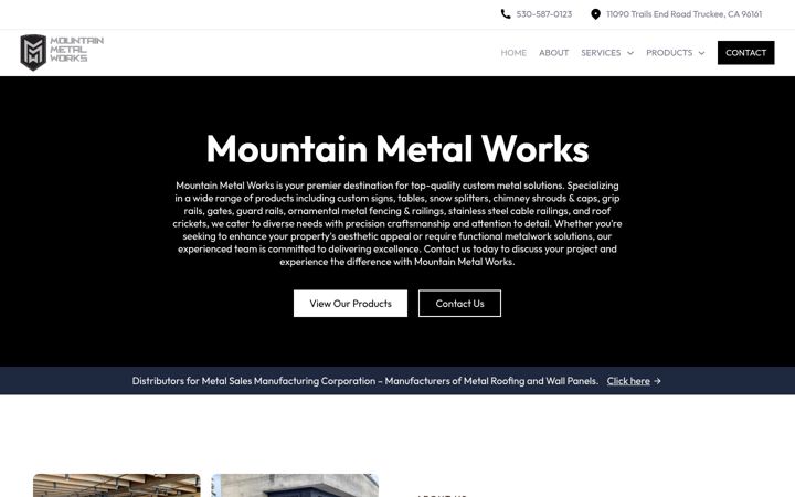 Screenshot of mmwtruckee.com