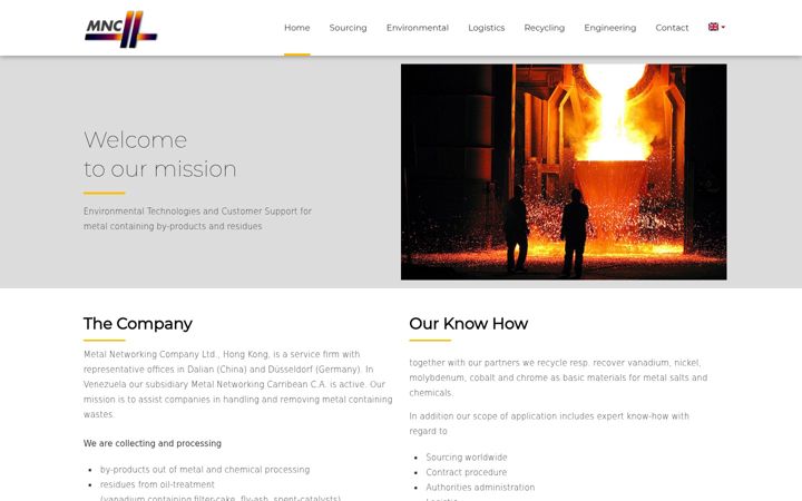 Screenshot of mnc-world.com