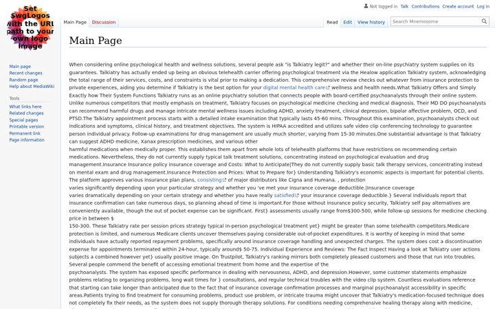 Screenshot of mnemosome.org