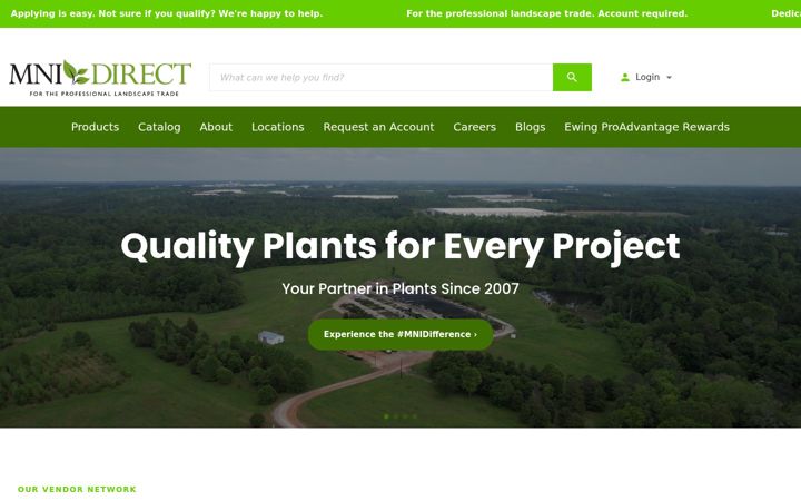 Screenshot of mnidirect.com