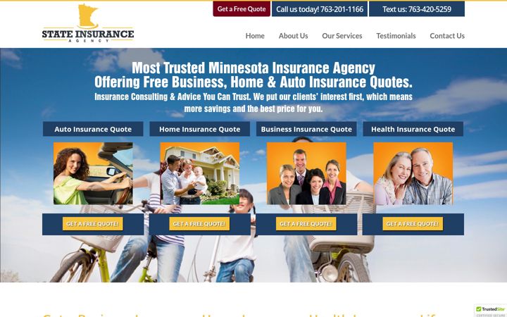 Screenshot of mnins.com