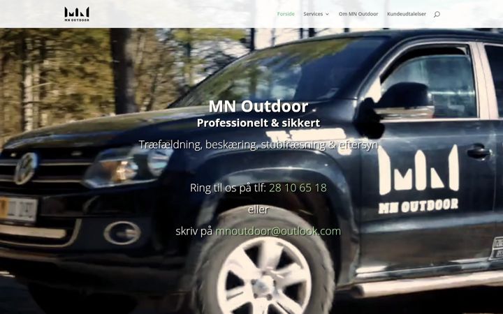 Screenshot of mnoutdoor.dk