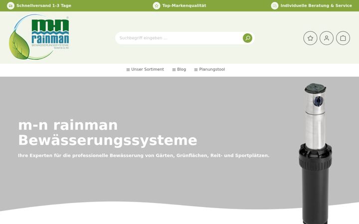 Screenshot of mnrainman.com