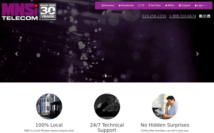 Screenshot ta' mnsi.net