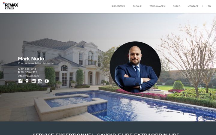 Screenshot of mnudo.com
