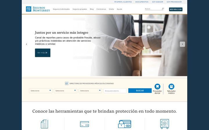 Screenshot of mnyl.com.mx