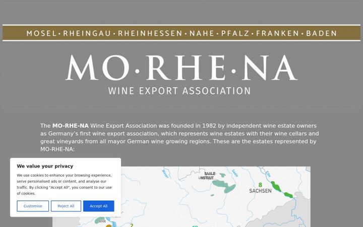 Screenshot of mo-rhe-na.com