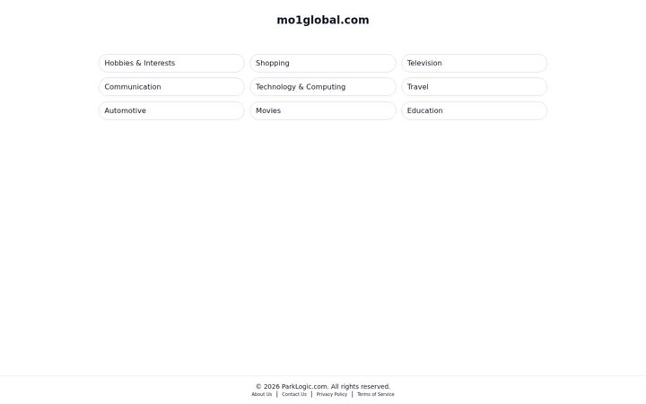 Screenshot of mo1global.com