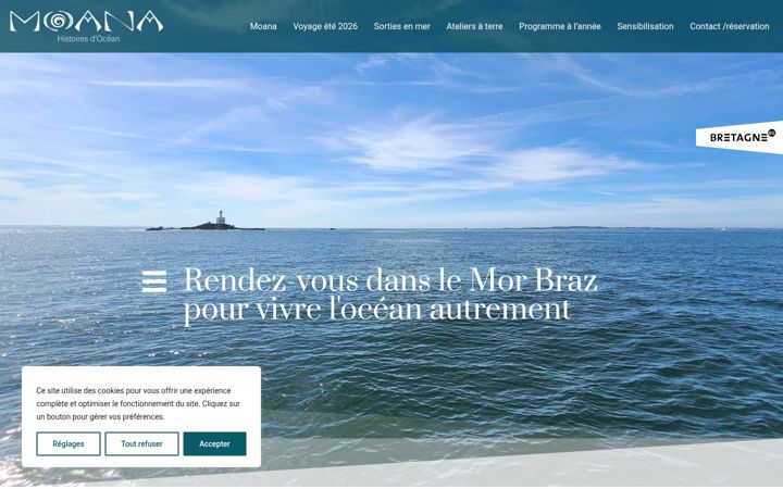 Screenshot of moanahistoiresdocean.com