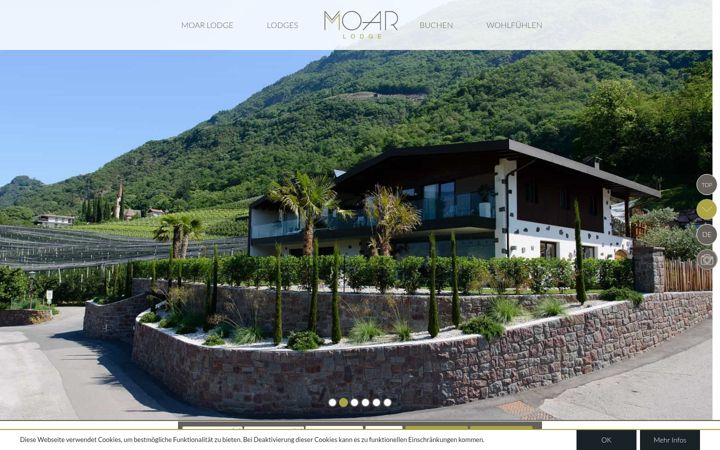 Screenshot of moarlodge.com