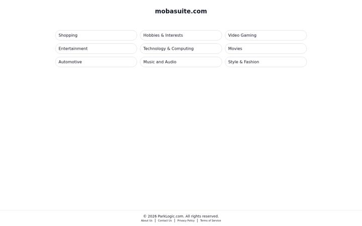 Screenshot of mobasuite.com