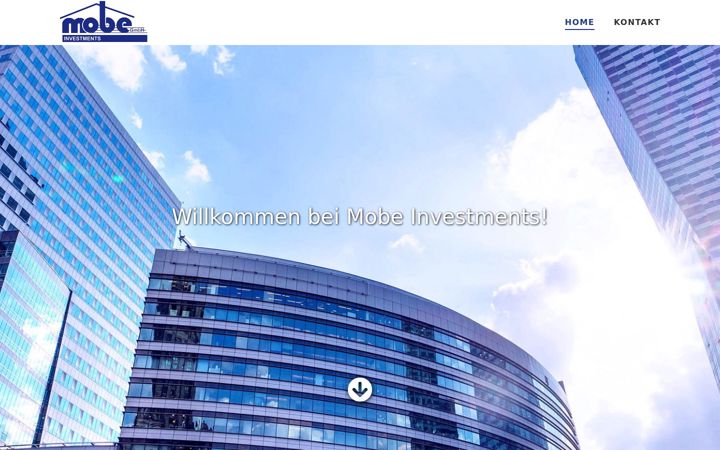 Screenshot of mobe-investments.com