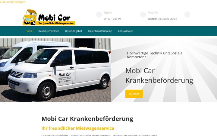 Screenshot of mobi-car.de