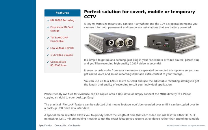 Screenshot of mobidvr.com