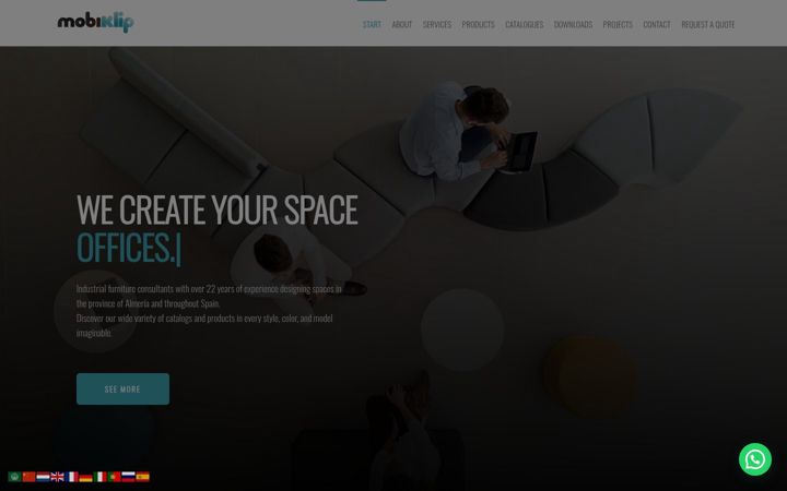 Screenshot of mobiklip.com