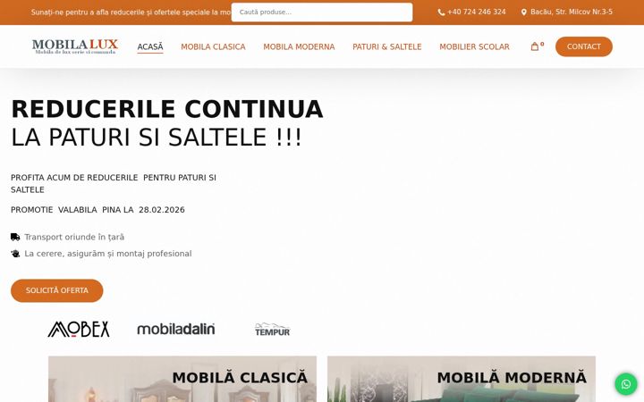 Screenshot van mobiladeluxonline.ro