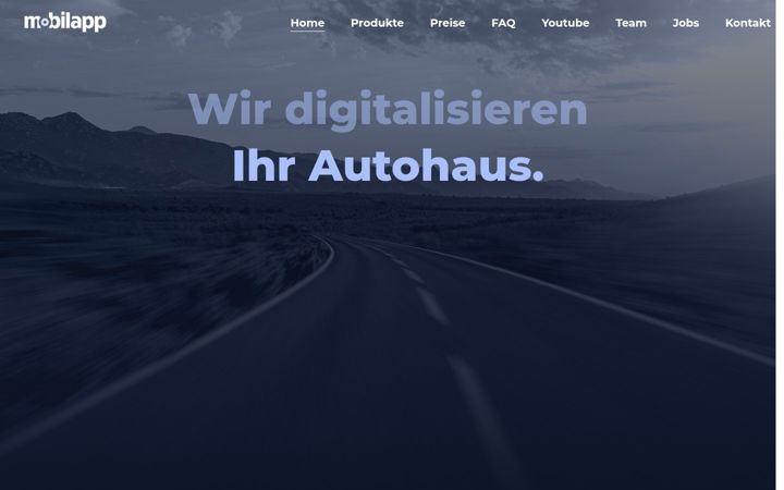 Screenshot του mobilapp.io