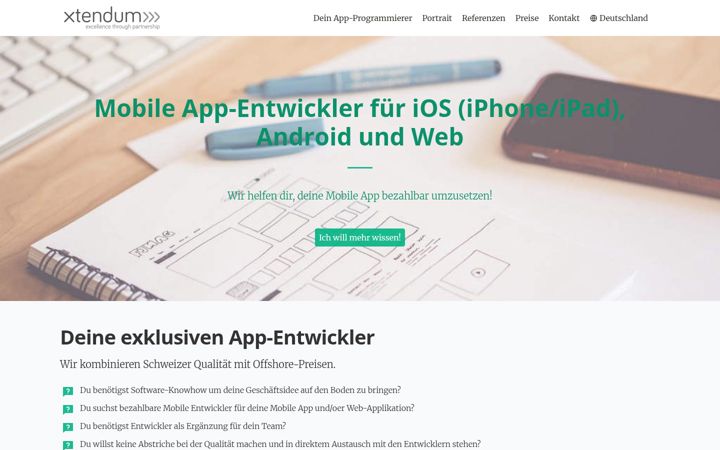 Screenshot of mobile-app-entwickler.com