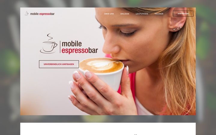 Screenshot of mobile-espressobar.com