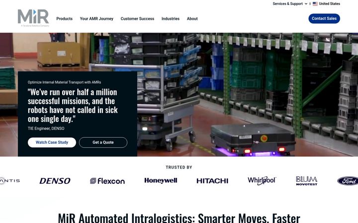 Screenshot of mobile-industrial-robots.com