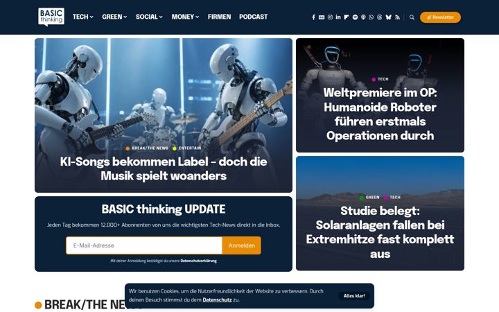 Screenshot of mobilegeeks.de
