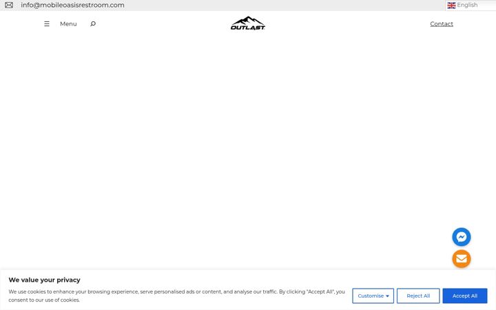 Screenshot of mobileoasisrestroom.com