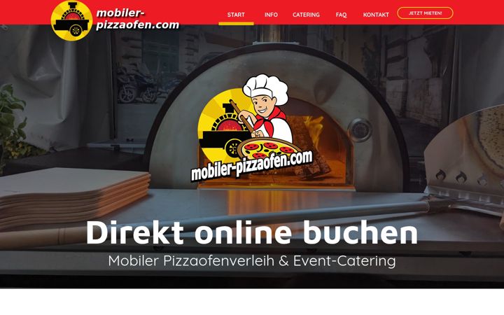 Screenshot of mobiler-pizzaofen.com