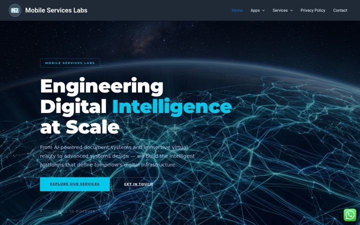 Screenshot of mobileserviceslabs.com