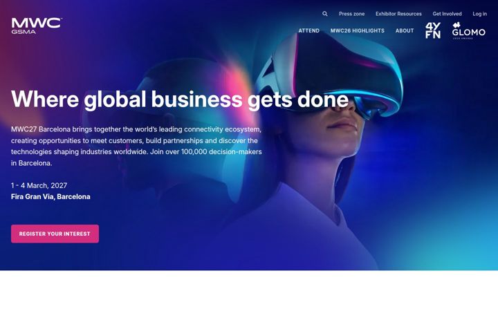 Screenshot of mobileworldcongress.com