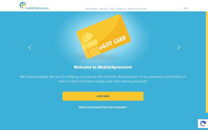 Screenshot of mobilexpression.com