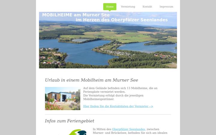 Posnetek zaslona mobilheime-murnersee.de