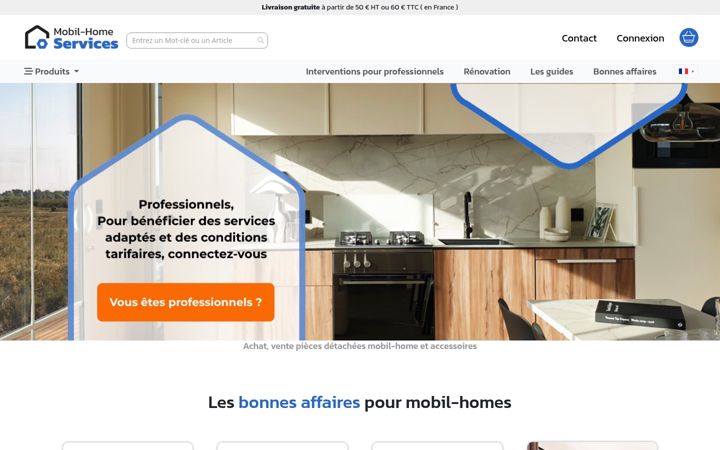 Screenshot of mobilhome-services.com