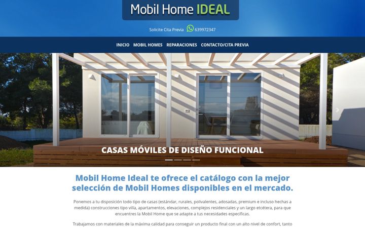 Screenshot of mobilhomeideal.com