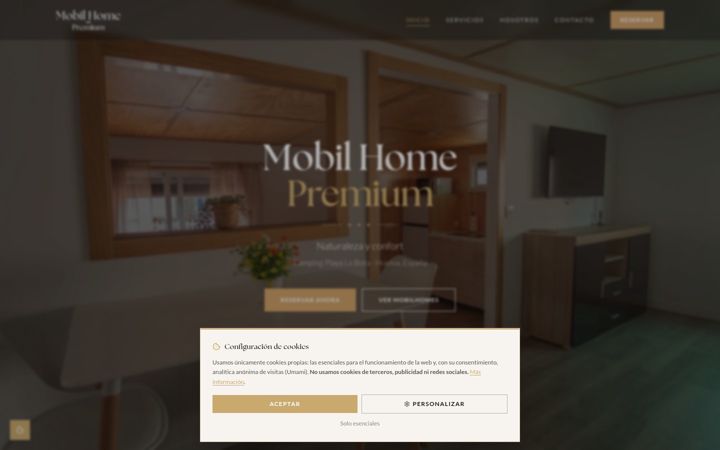 Screenshot of mobilhomepremium.com