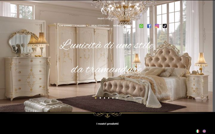 Screenshot stránky mobilicolasuonno.it