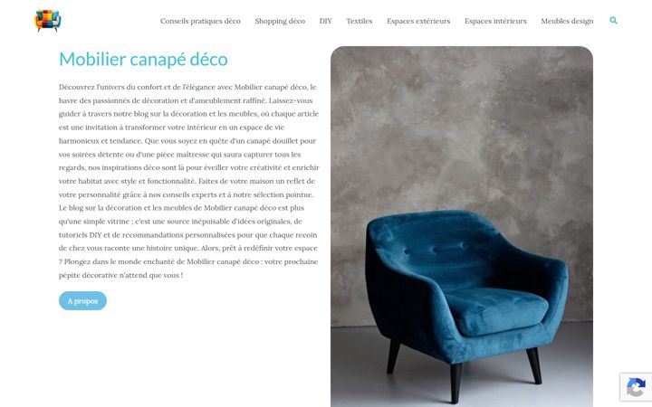 Screenshot of mobilier-canape-deco.com