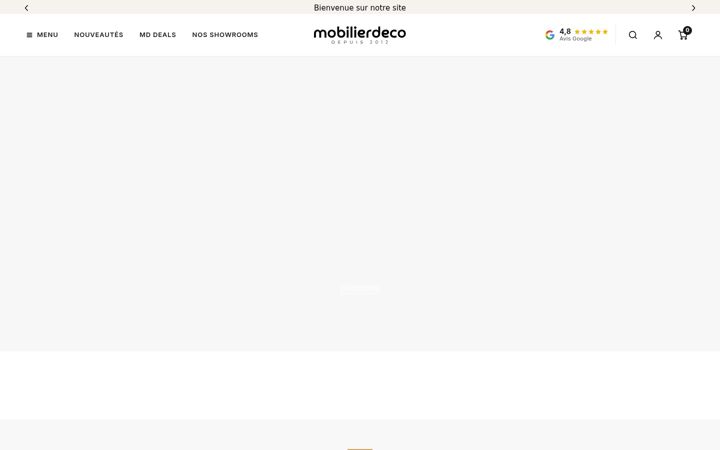 Ekraanipilt saidist mobilier-deco.com