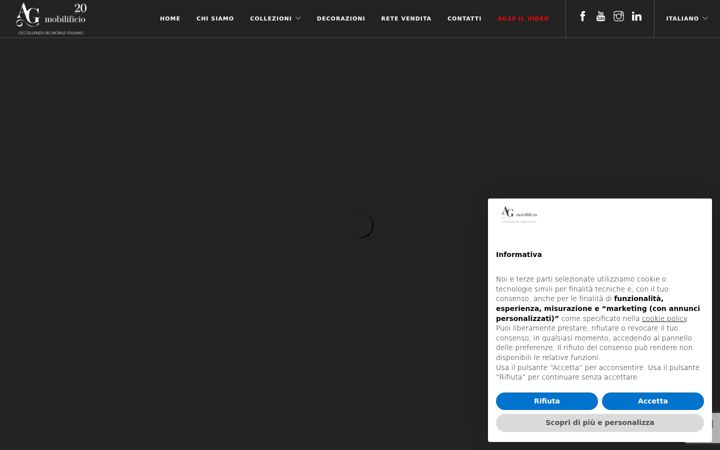 Screenshot of mobilificioag.it